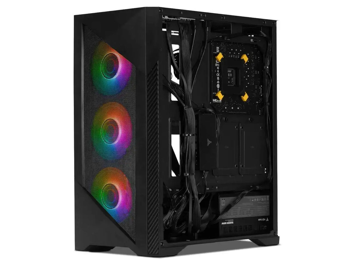 Yeyian Gaming Desktop Pc Ypi-Ed44F0B-5601N Intel Core I5-14400F 16Gb Ddr5 1Tb Nvme Ssd Geforce Rtx 5060 Windows 11 Home