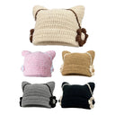 Floral Knit Winter Hat