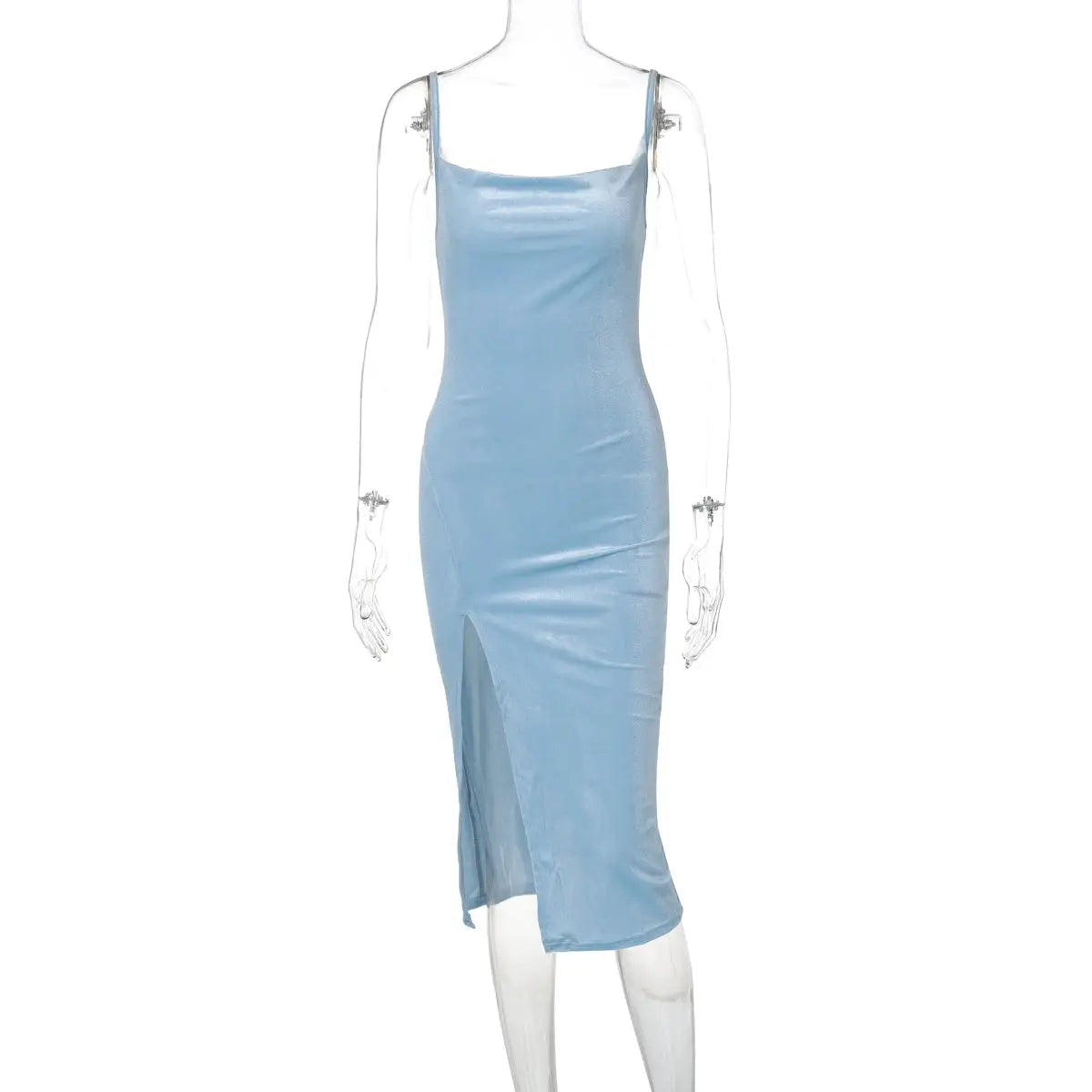 Hugcitar Velvet Maxi Dress Desk Date — product view 11