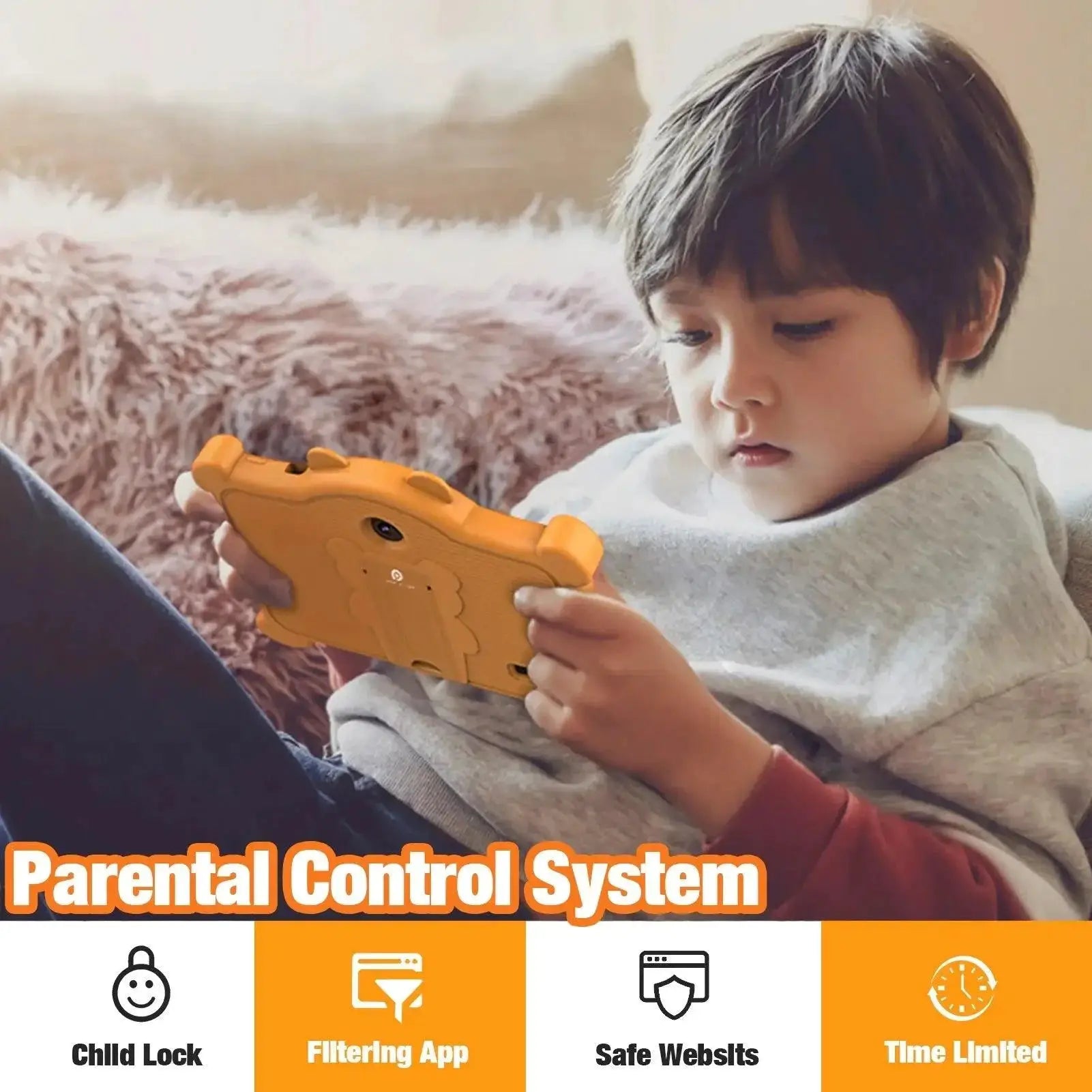 Pritom 7 Inch Kids Tablet Android 11 32GB 2GB RAM Controller