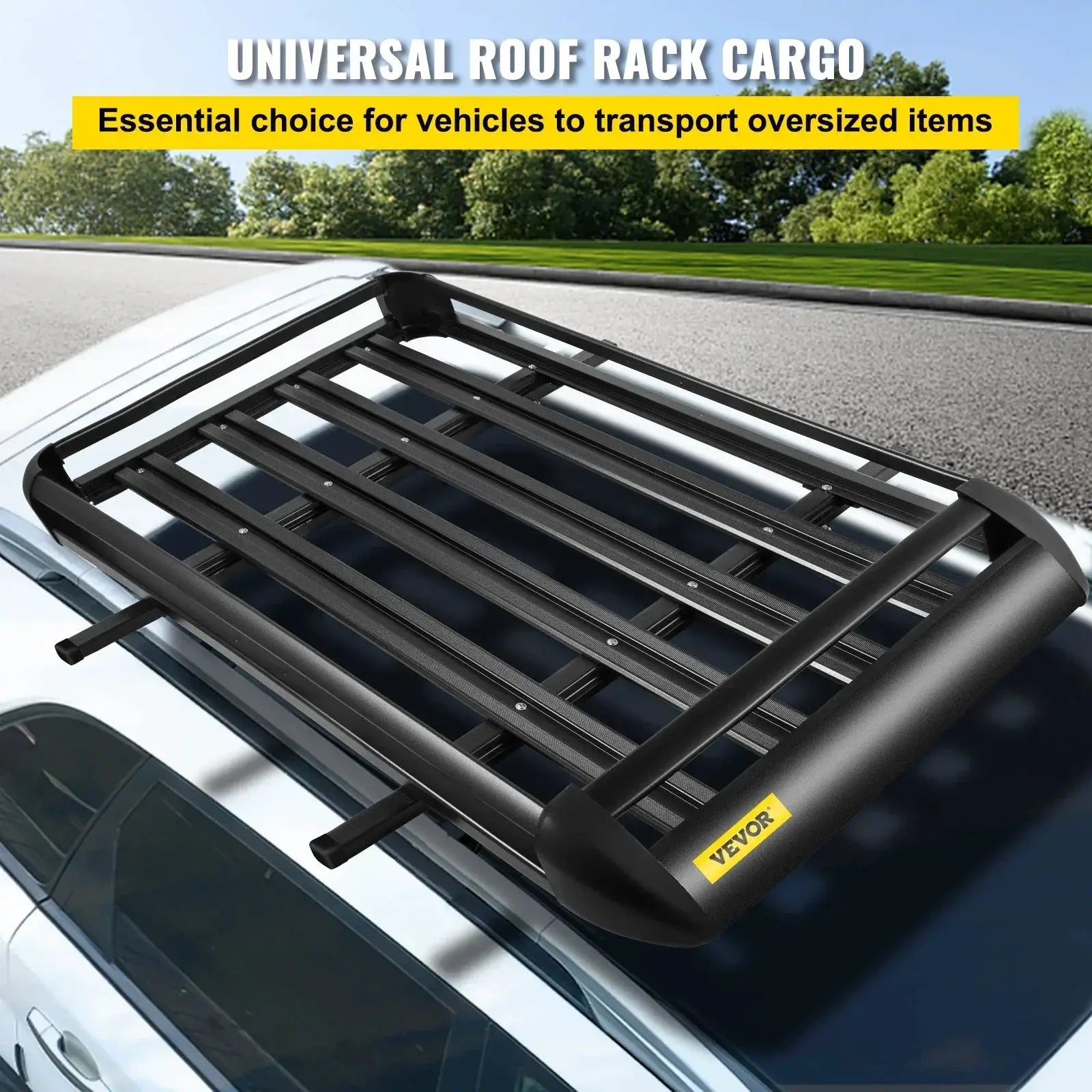 VEVOR Universal Car Roof Rack 100kg Cargo Carrier System