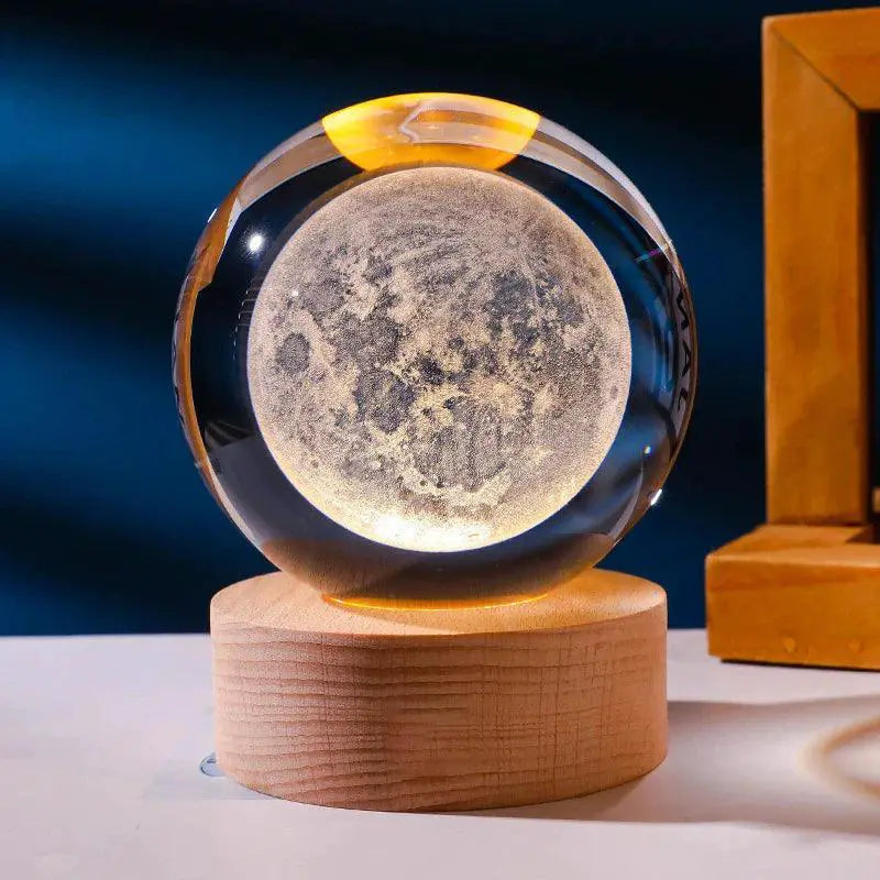Valentines Day Galaxy Crystal Ball Led Night Light Gift — product view 16