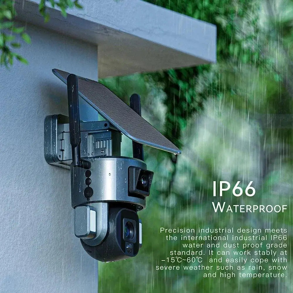 Solar Wireless Camera With Advanced Human Detection System