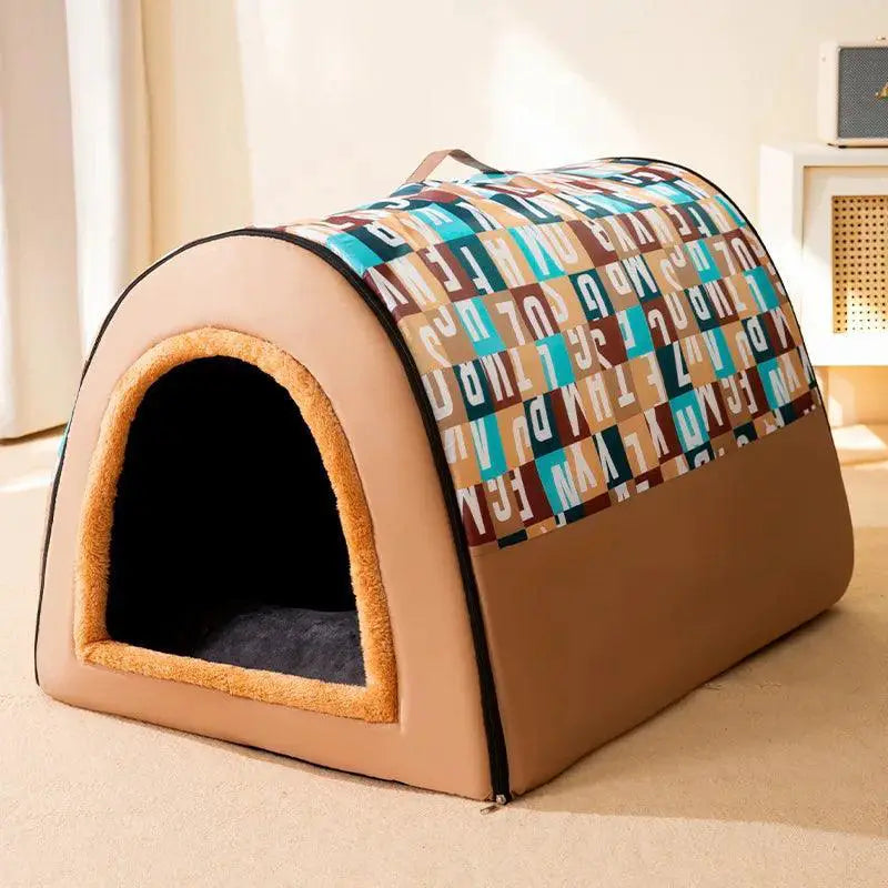 Warm Foldable Dog Bed for Small Dogs — 2