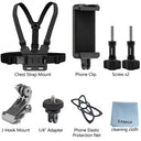 Action Camera Kit - Secure Chest And Head Mounts