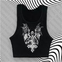 Graphic Harajuku Dress for Punk Women