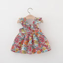Vintage Garden Baby Girl's Dress Floral Summer Fashion Statement