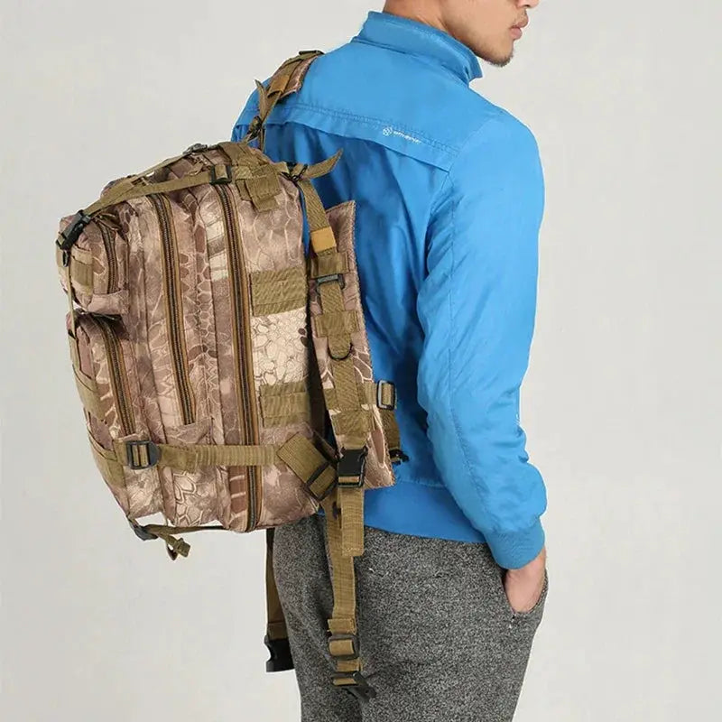 Classic Tactical Camouflage Backpack for Travel and Hiking