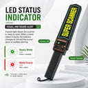 Handheld Metal Detector Security Scanner Adjustable Sensitivity Audio Vibration Alarm Portable Inspection Tool Airport Safety