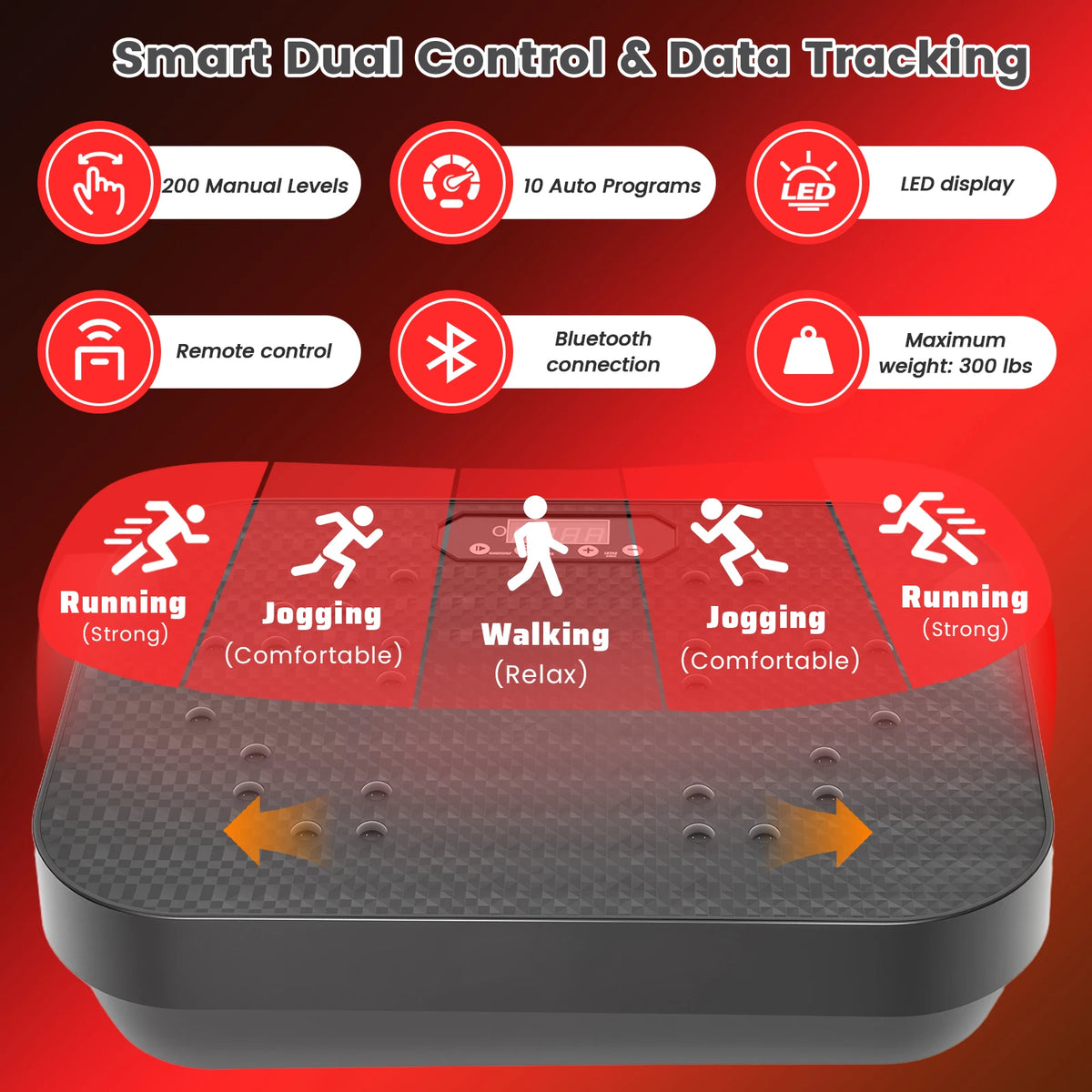 Vibration Plate Exercise Machine Portable Whole Body Workout — product view 4
