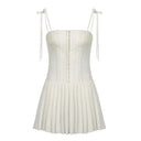 IAMHOTTY White Corset Dress for Women