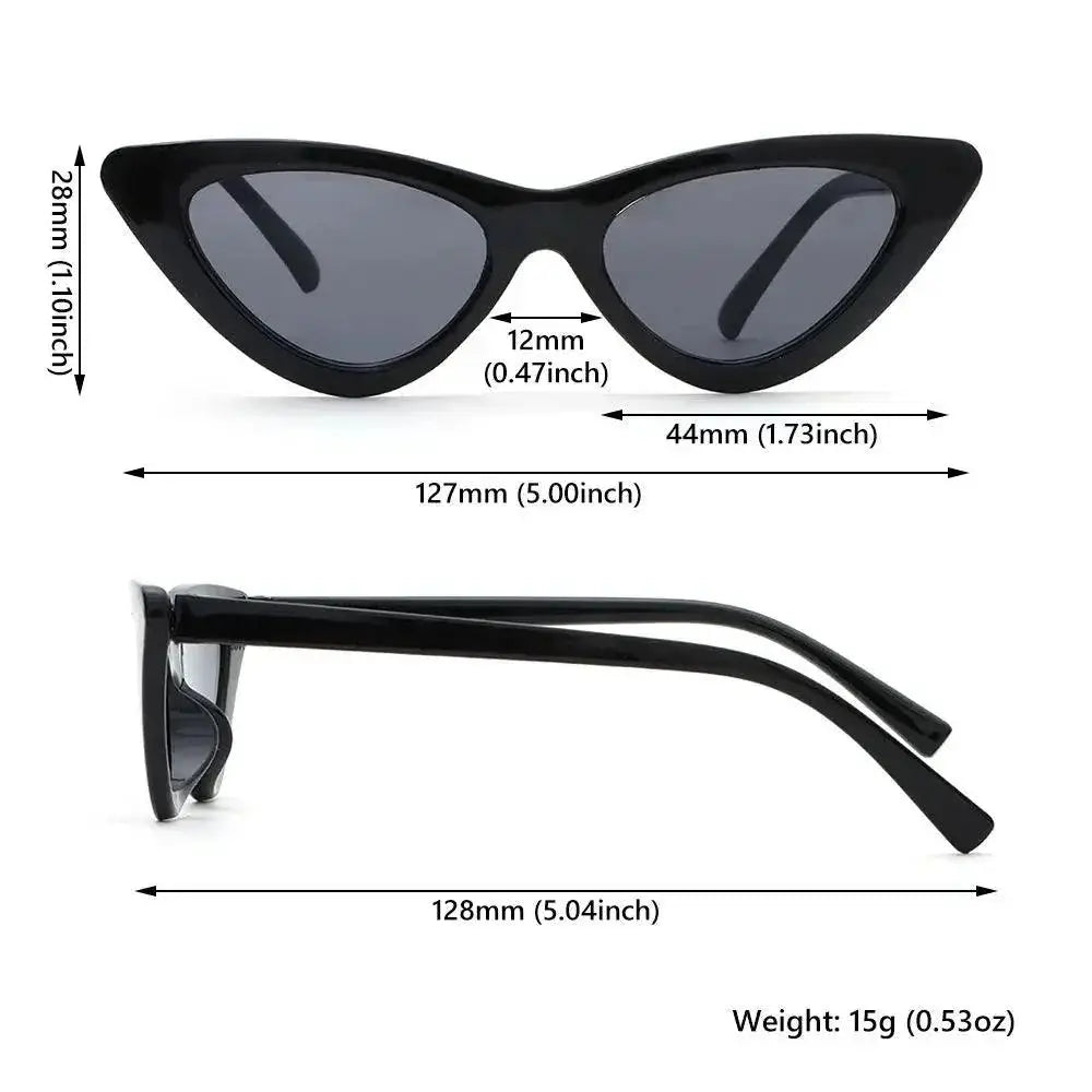 UV400 Cat Eye Sunglasses For Kids Vintage Frame Classic