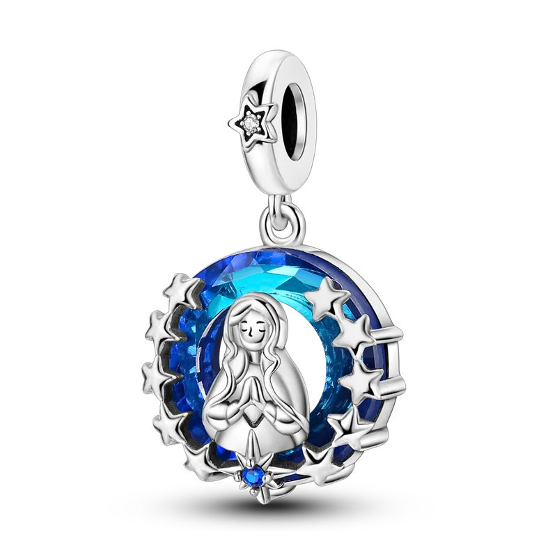 Bangle Bracelet Virgin Mary Charm
