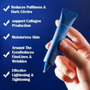 Men Hyaluronate Eye Gel Cooling Under Eye Cream For Dark Circles Puffiness