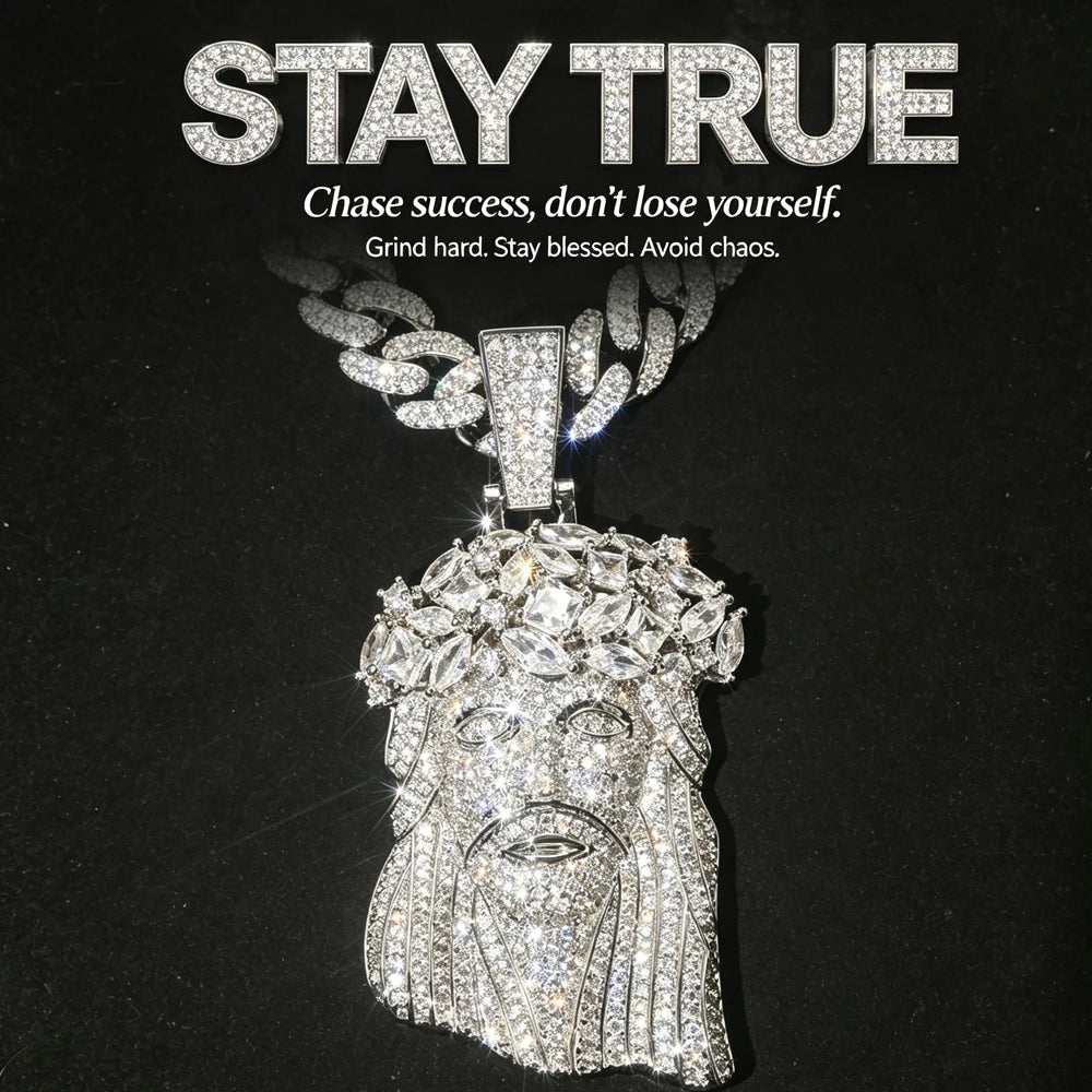 Iced Out Big Jesus Head