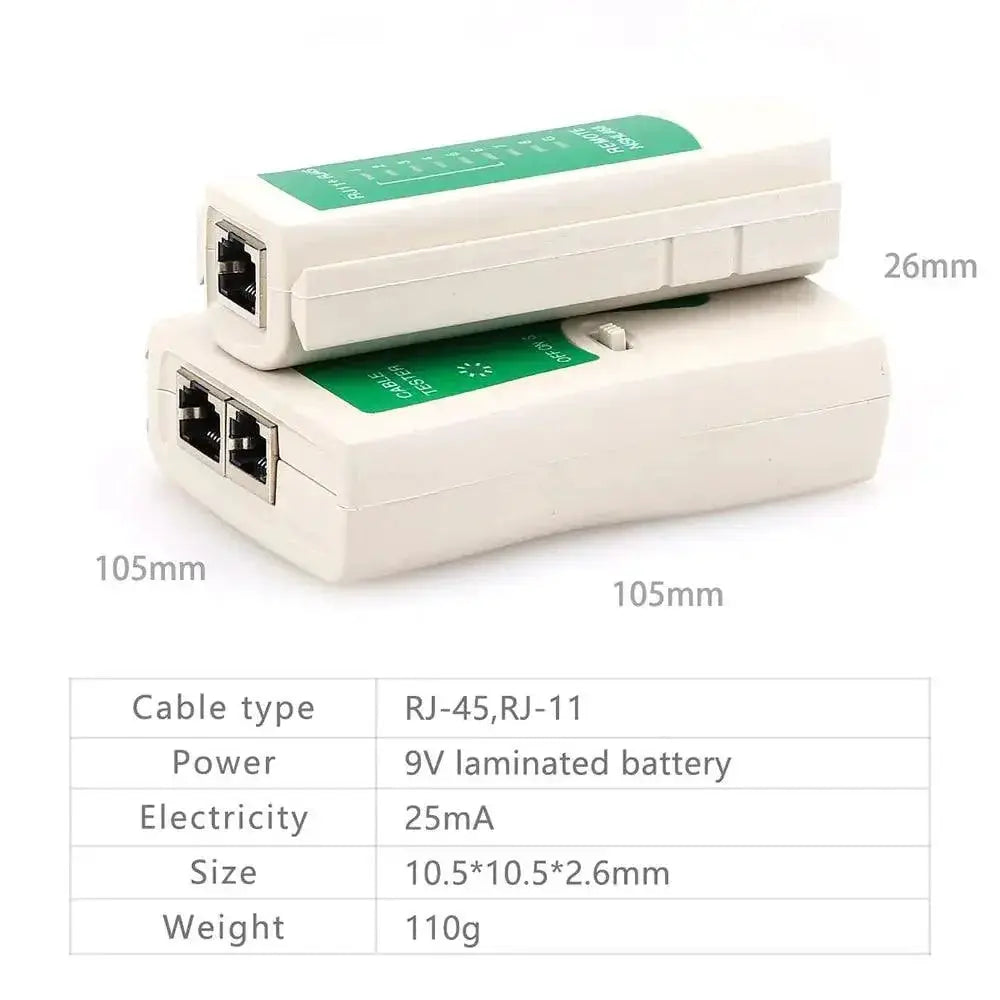 AMPCOM RJ45 Ethernet Cable Tester For Cat5 Cat6 Cat7