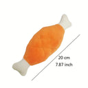 Interactive Beer Bottle Plush Dog Toy Durable Chew Toy