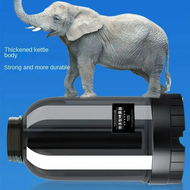 2L Hand Pump Foam Sprayer With 3 Nozzles For Car Wash - OurLum.com