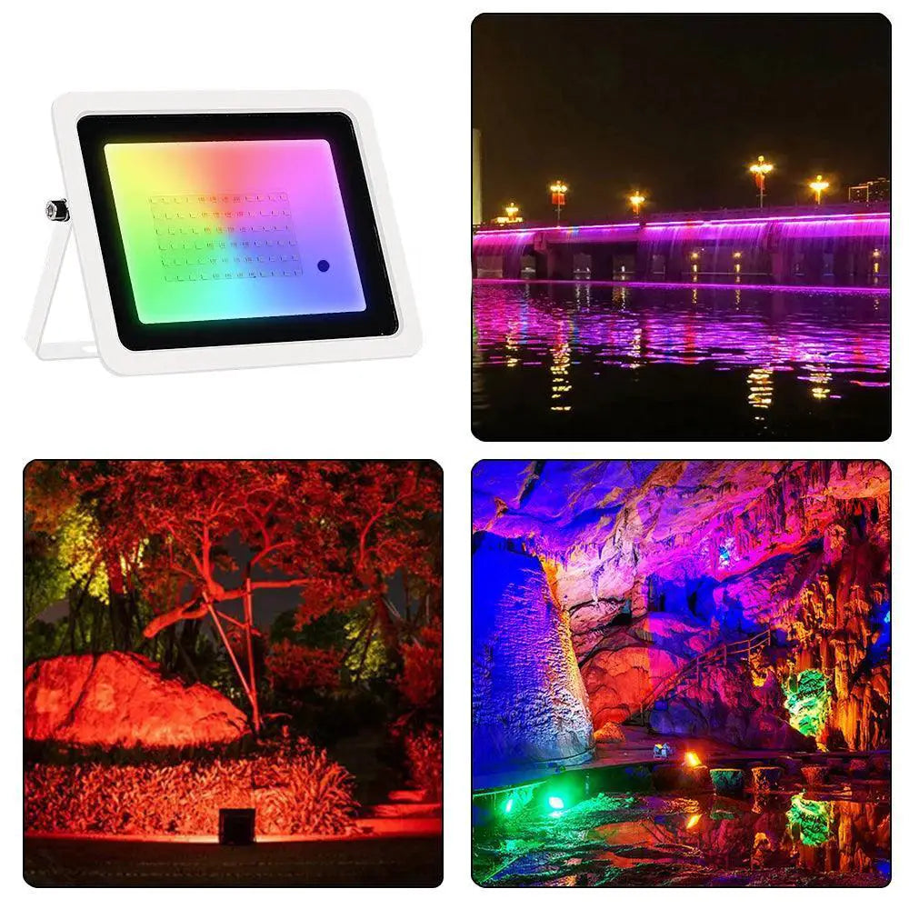 Dynamic RGB Outdoor Flood Light for Garden Events Delight