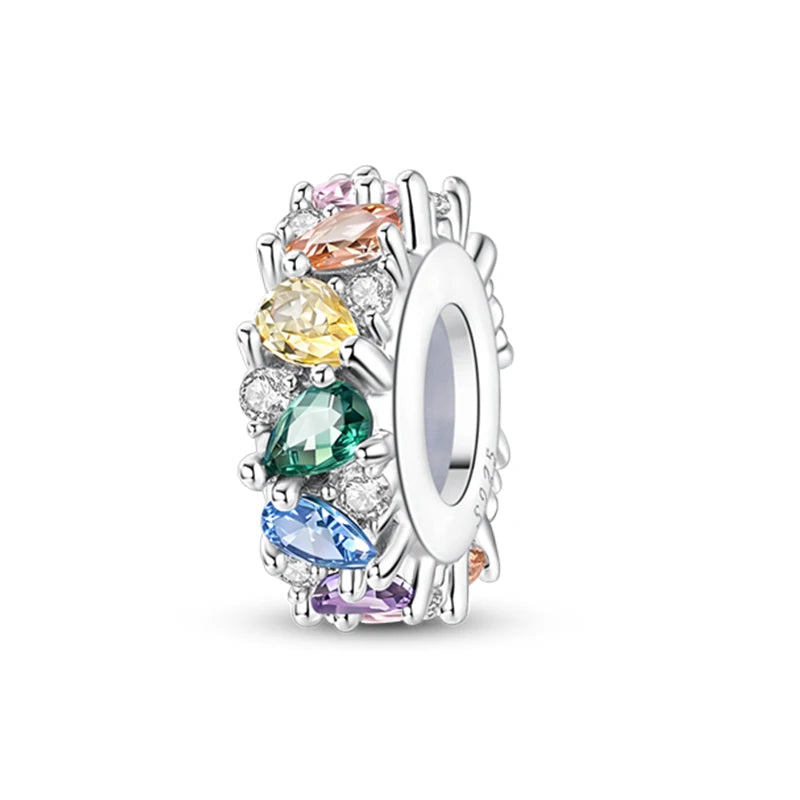 Silver Stopper Sterling Cz Pave