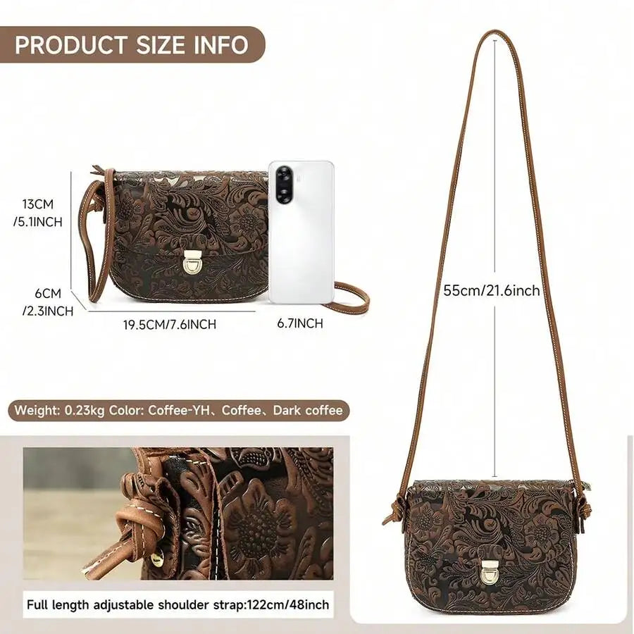 Vintage Crazy Horse Leather Shoulder