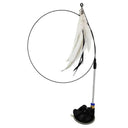 Interactive Cat Stick Kitten Teaser Suction Cup Wand Toy