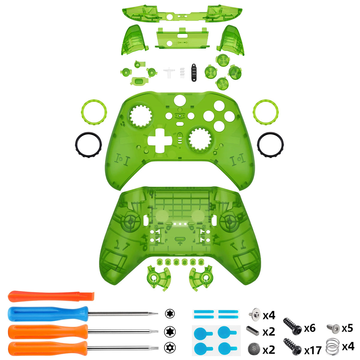 eXtremeRate Clear Full Set Shell