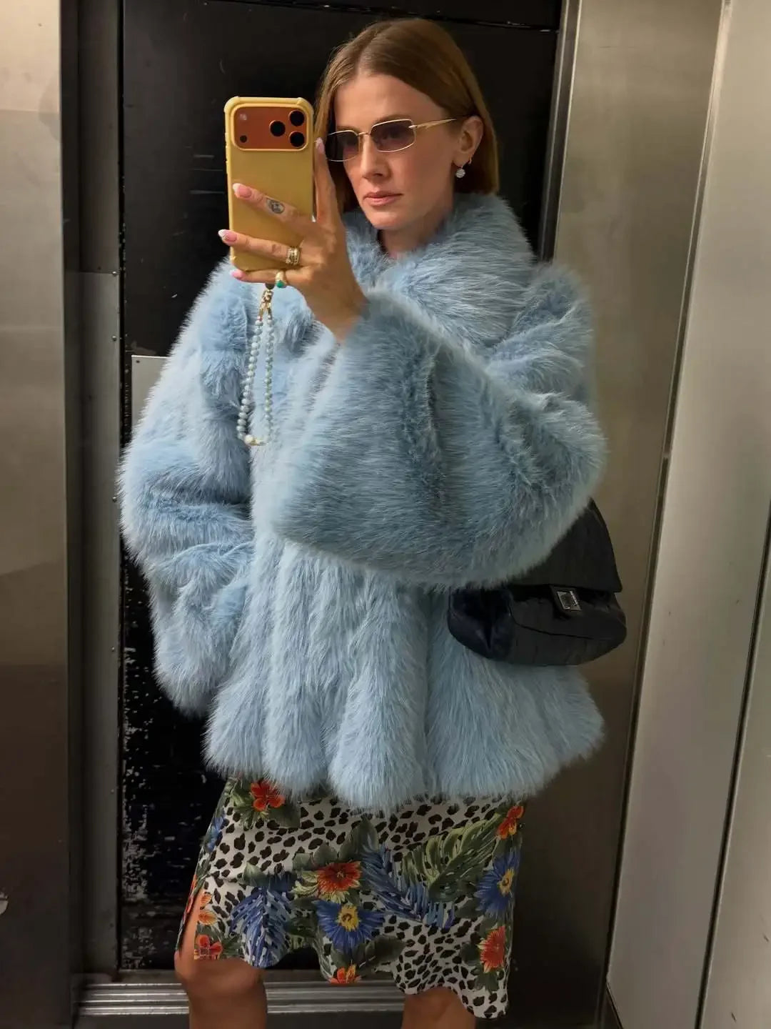 Soft Faux Fur Coat