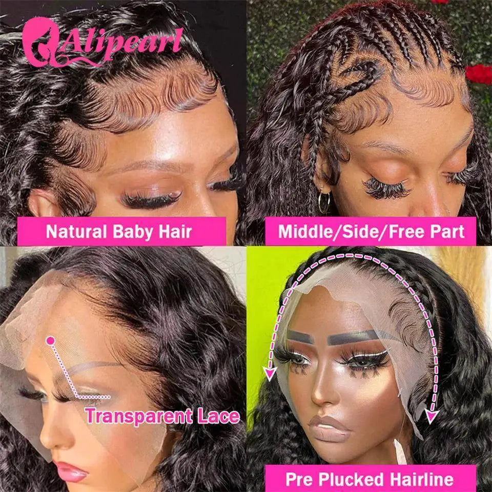 Kinky Curly Lace Front Wig Brazilian Remy Hairpiece