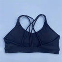 Breathable Nylon Spandex Sport Bra With Chest Pad