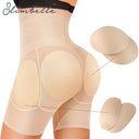 High Waist Padded Butt Lifter Shorts Tummy Control Shapewear