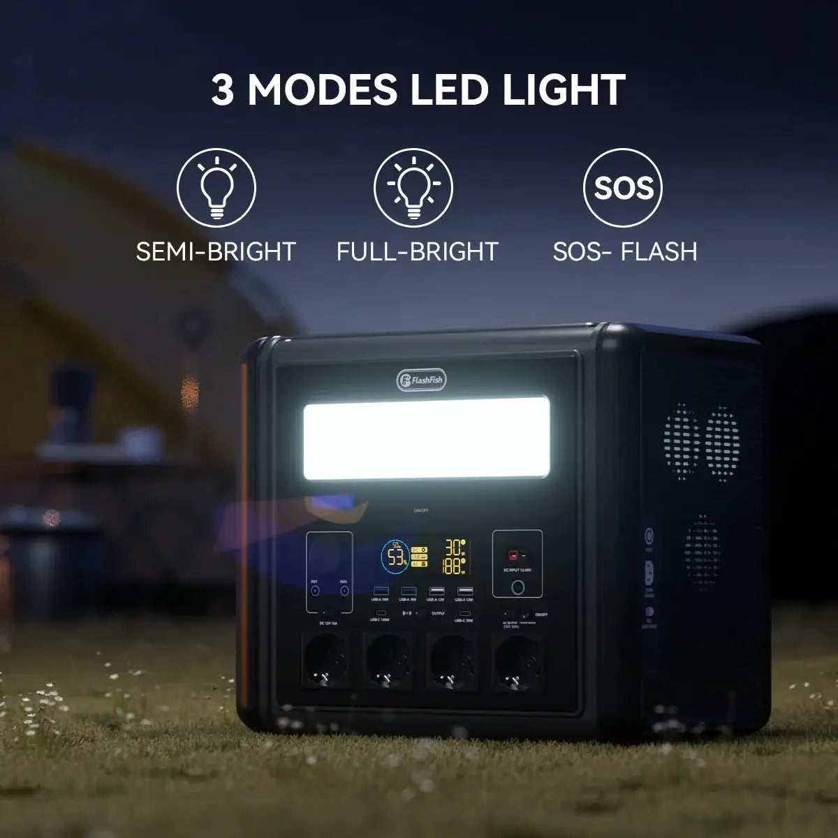 Hezzo Portable Solar Power Station — product view 3