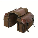 Waterproof Canvas Motorcycle Saddlebag