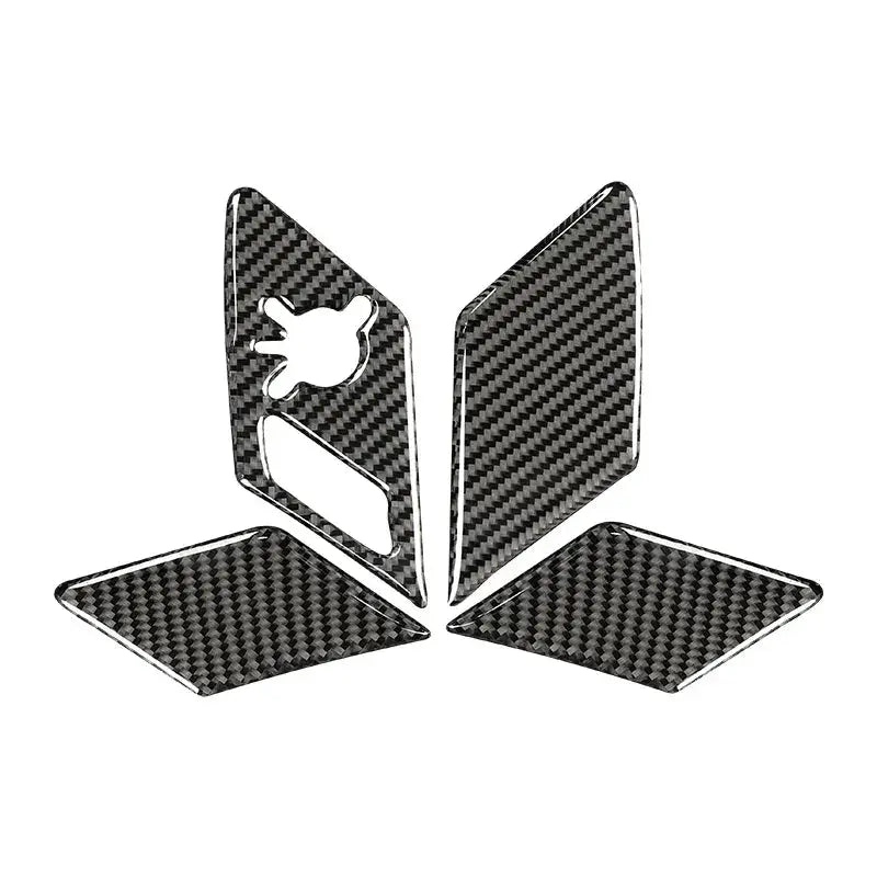 VW Golf 7 GTI MK7 Carbon Fiber Door Lock Switch Cover - OurLum.com
