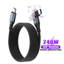 Magnetic Type C Braided Fast Cable