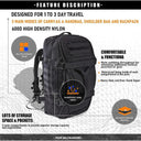 40L 60L 80L Travel Duffel Bag Military Tactical Backpack