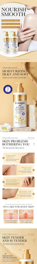 Collagen Milk Body Cream Whitening Moisturizing Lotion For Women