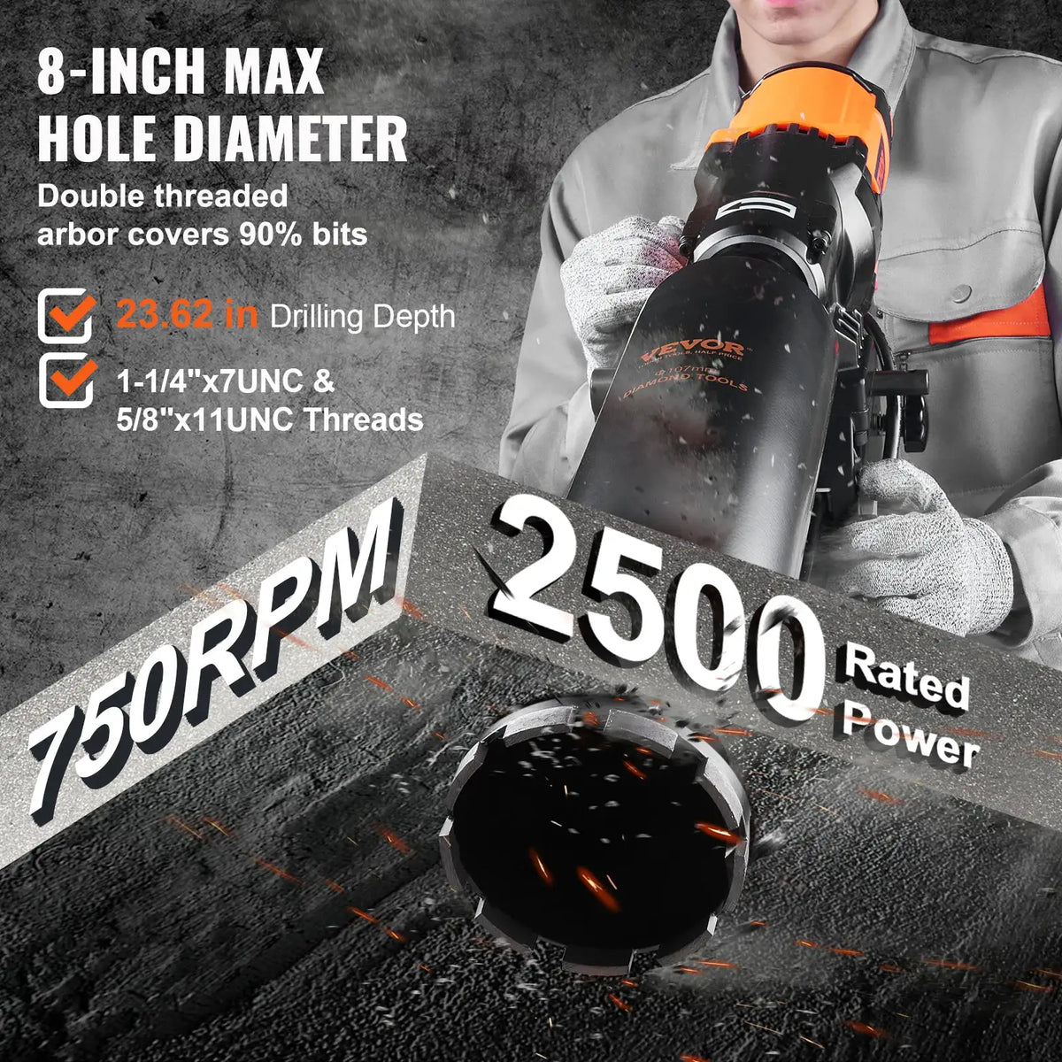 SucceBuy Inch Core Drill Machine — product image 3