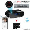 1080P Mini Clock Camera WiFi Night Vision 120 Degree Indoor Cam