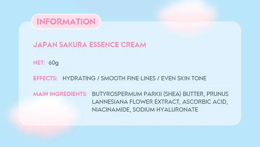LAIKOU Sakura Hydrating Cream Moisturizer Whitening Nourishing Oil Control Moisturizing Repairing Deep Hydration Winter Skincare
