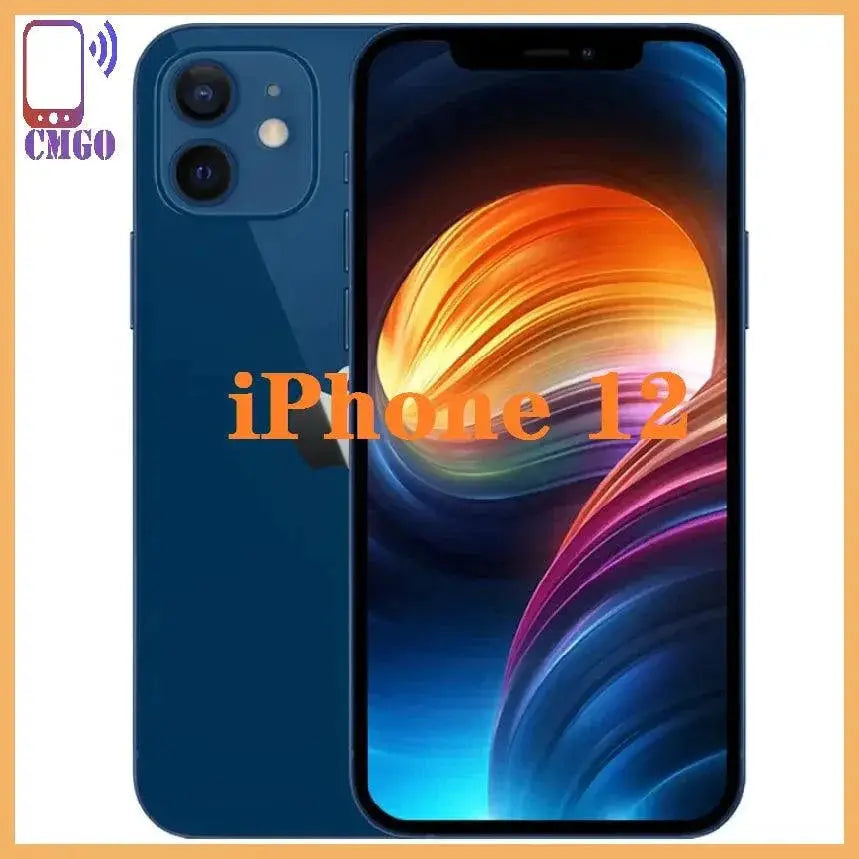 Unlocked Apple Iphone 12 5G 6.1 Inch Display A14 Bionic Used
