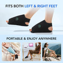 Airbag Foot Massager 3-levels Air Compression Inflatable Wrap Brace Kneading Acupoint Cordless Massage Belt Pad Ankle Relaxation