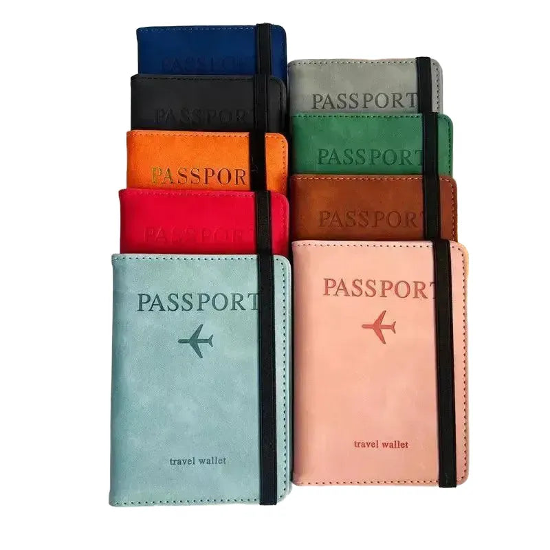 RFID Passport Holder for Secure Travel — BlackA