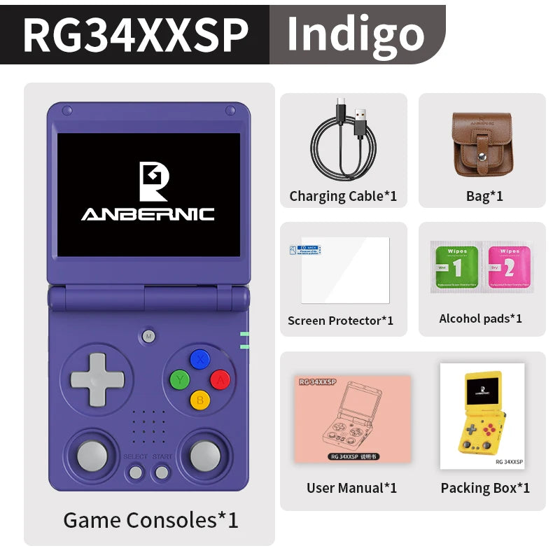 Anbernic Flip Handheld Console Ips