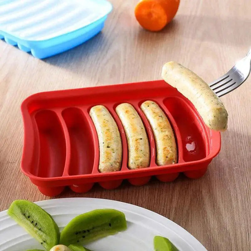 Versatile Silicone Sausage and Ham Mold for Baby Food