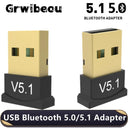 Grwibeou Bluetooth Dongle Enhanced Wireless Adapter for PC