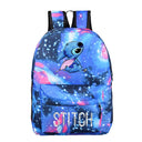MINISO Disney Stitch Kids Backpack Cartoon Print Schoolbag Gift