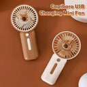 Capybara Handheld Fan - Powerful Summer Cooling
