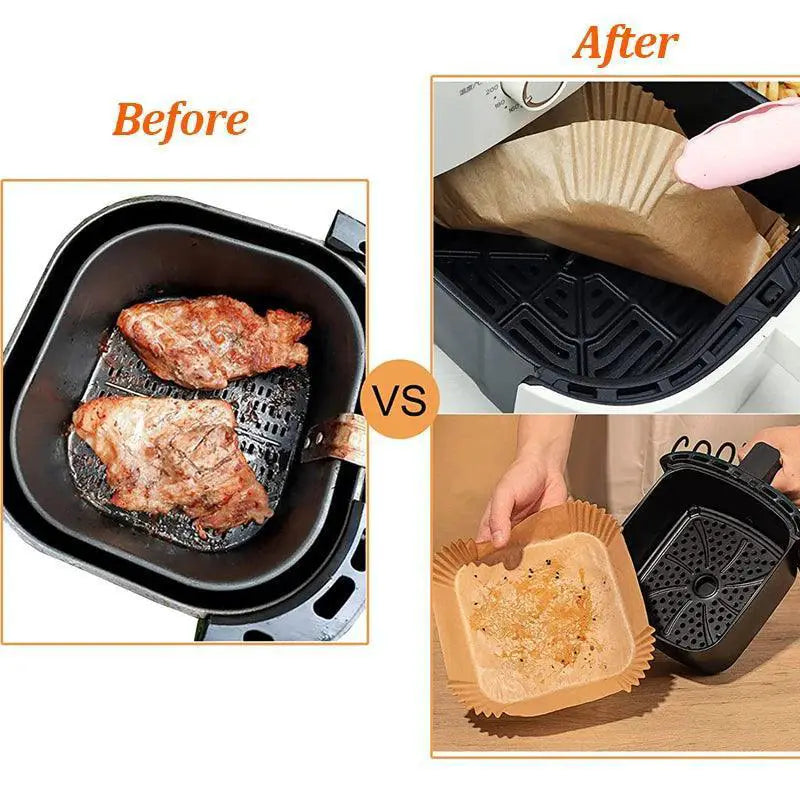 Air Fryer Liners Mess Free Cooking With Food Grade Material