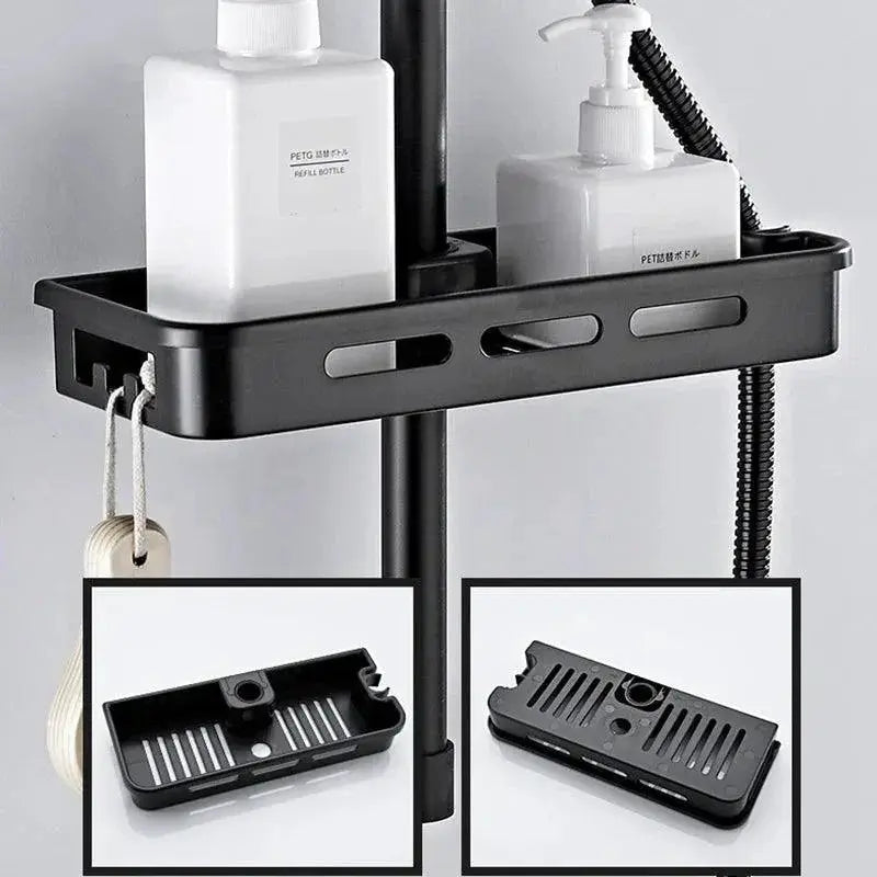 Shower Caddy With Stylish Drainage System For Essentials